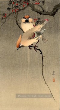  japonais Galerie - étourneaux et cerisier Ohara KOSON japonais